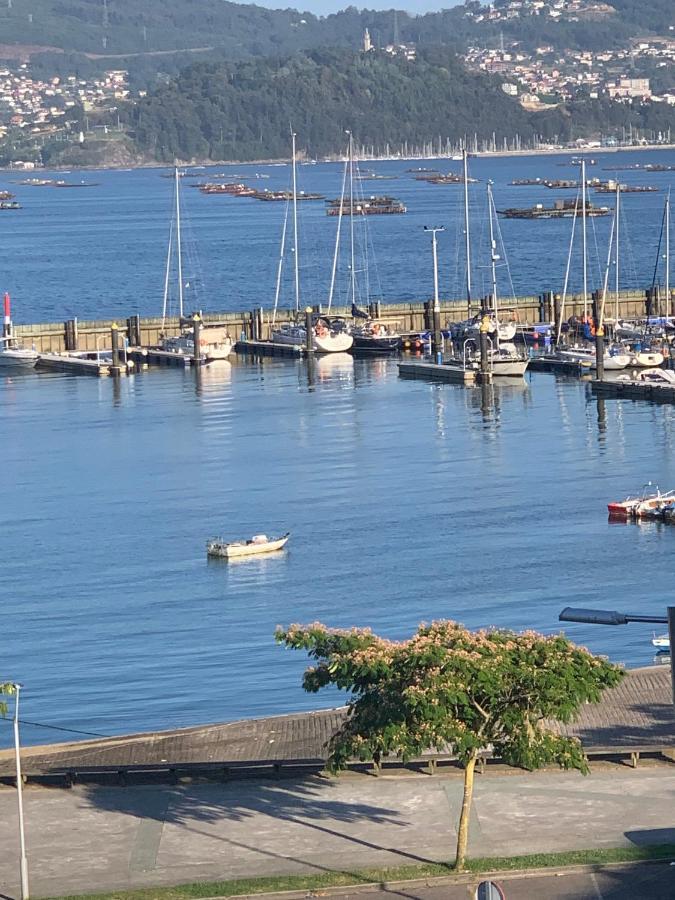 Apartament Mirador Puerto Nautico, Con Parking Gratis, Moaña Zewnętrze zdjęcie