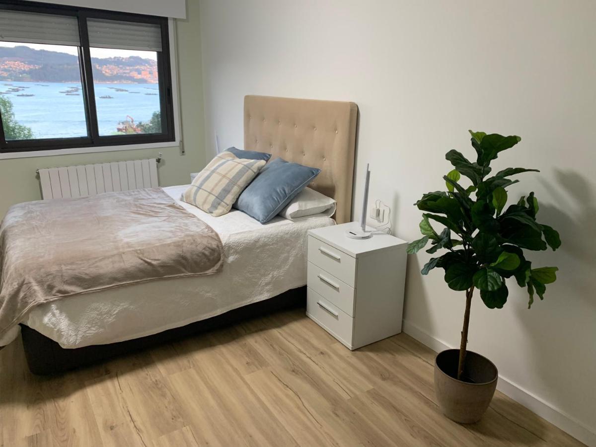 Apartament Mirador Puerto Nautico, Con Parking Gratis, Moaña Zewnętrze zdjęcie