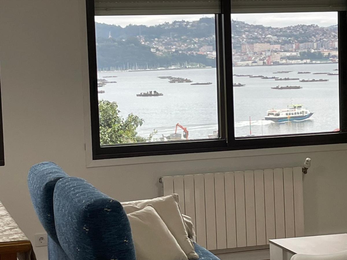 Apartament Mirador Puerto Nautico, Con Parking Gratis, Moaña Zewnętrze zdjęcie