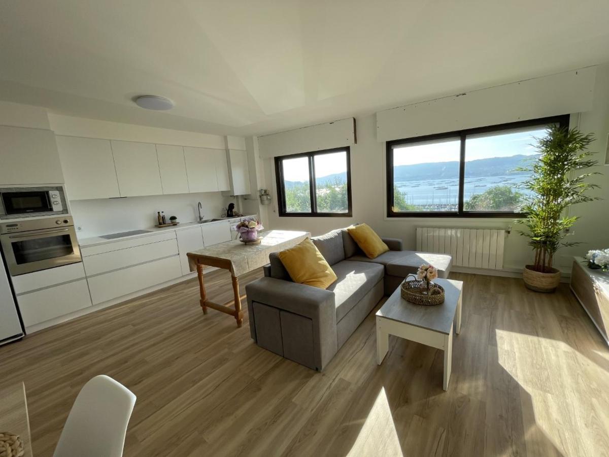 Apartament Mirador Puerto Nautico, Con Parking Gratis, Moaña Zewnętrze zdjęcie