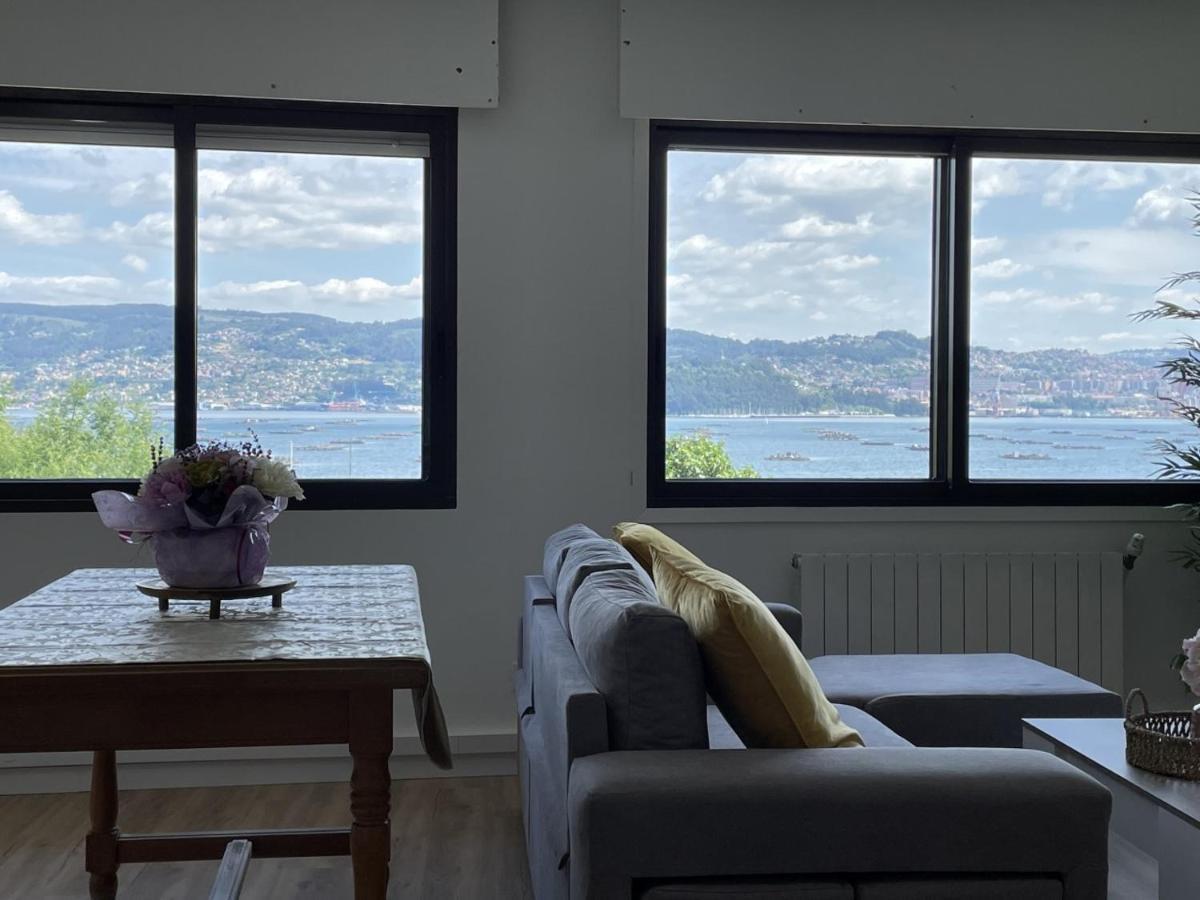 Apartament Mirador Puerto Nautico, Con Parking Gratis, Moaña Zewnętrze zdjęcie