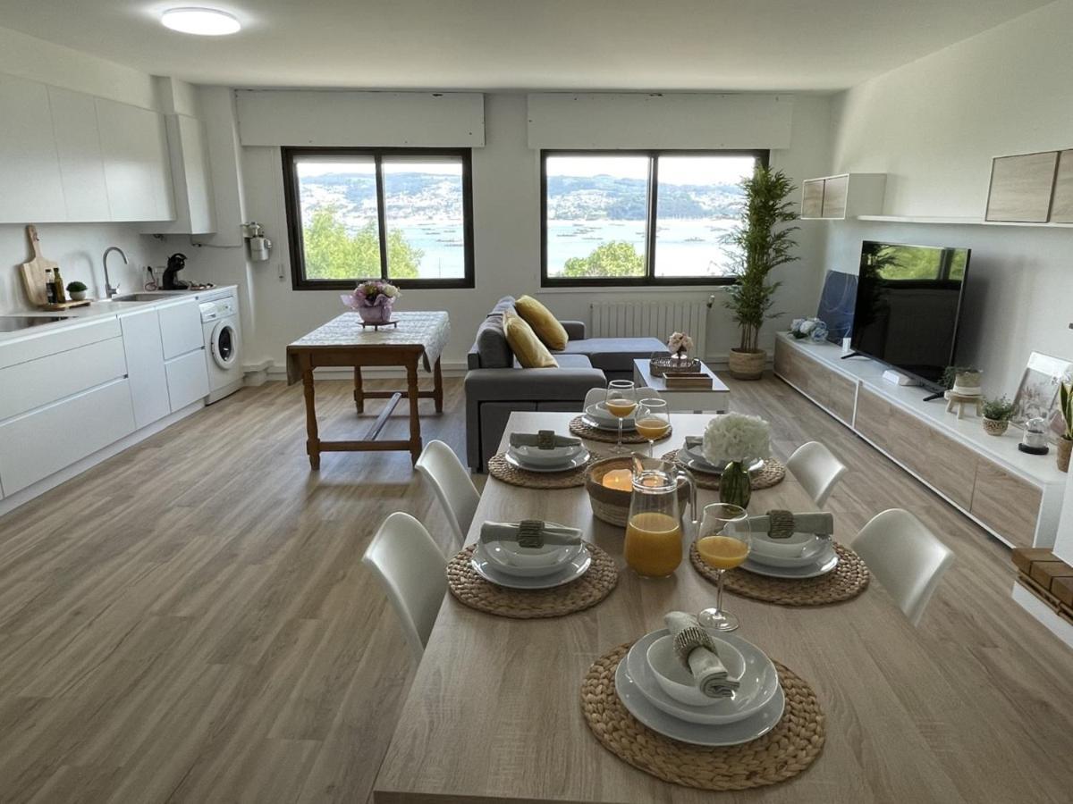 Apartament Mirador Puerto Nautico, Con Parking Gratis, Moaña Zewnętrze zdjęcie