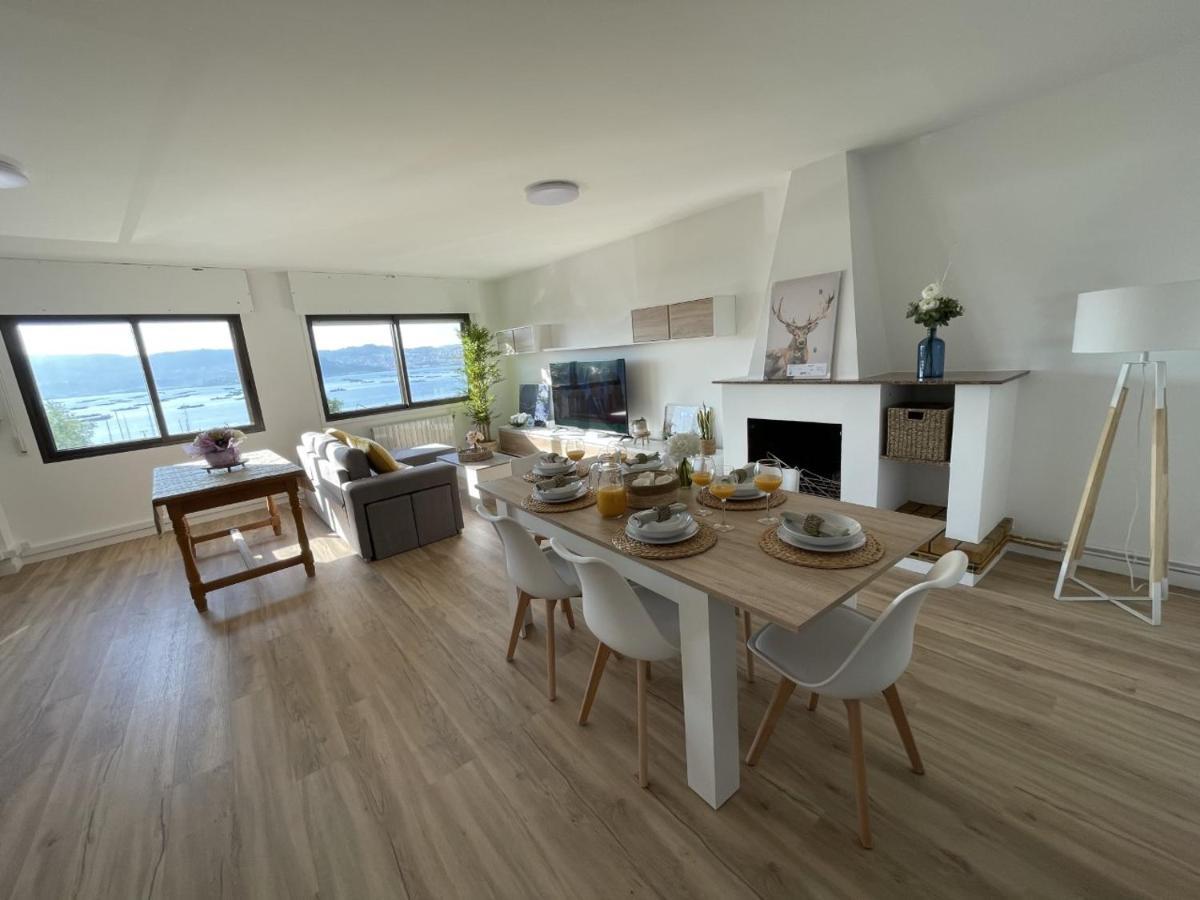 Apartament Mirador Puerto Nautico, Con Parking Gratis, Moaña Zewnętrze zdjęcie
