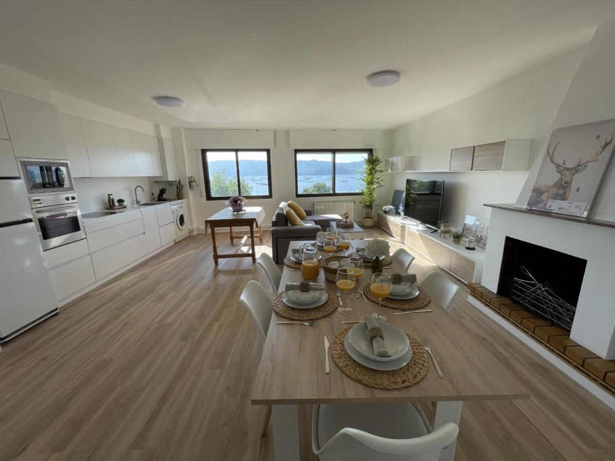 Apartament Mirador Puerto Nautico, Con Parking Gratis, Moaña Zewnętrze zdjęcie