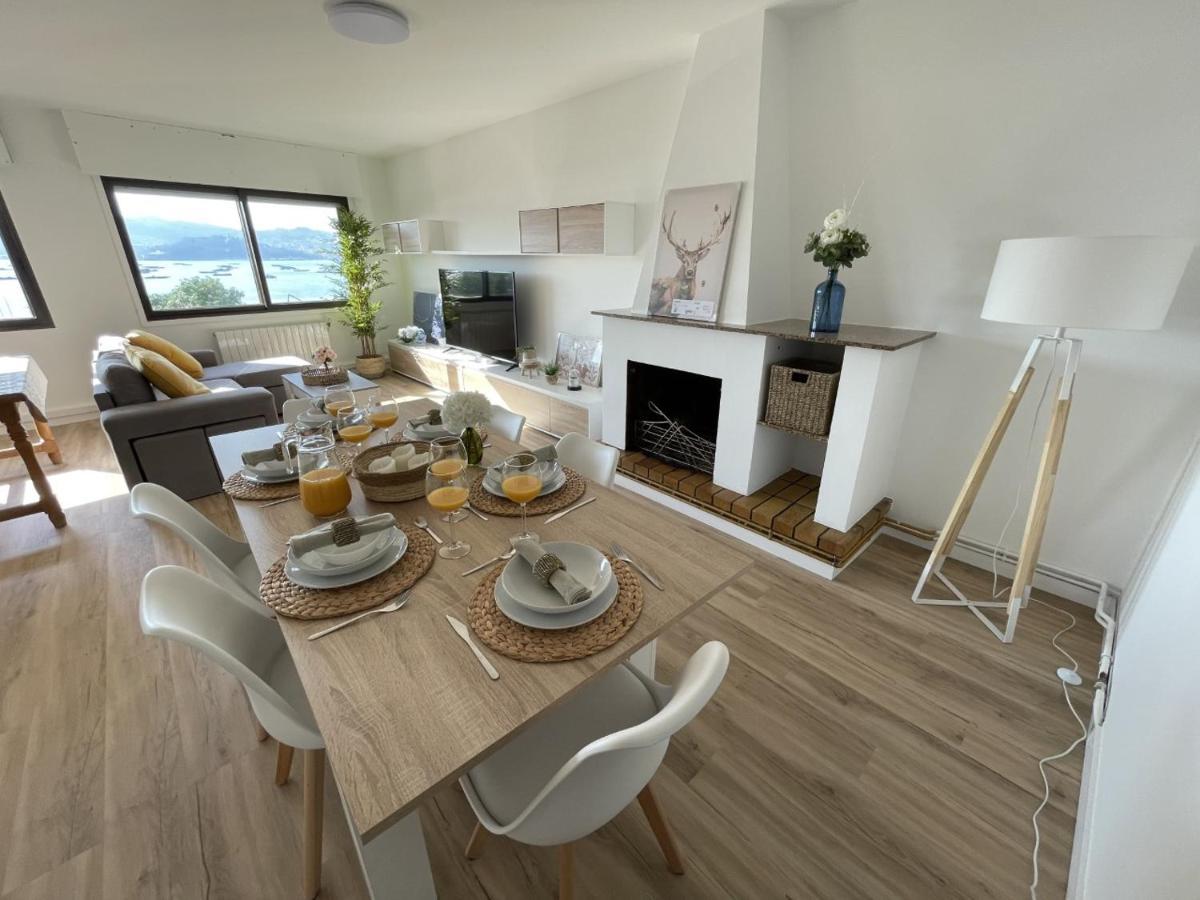 Apartament Mirador Puerto Nautico, Con Parking Gratis, Moaña Zewnętrze zdjęcie