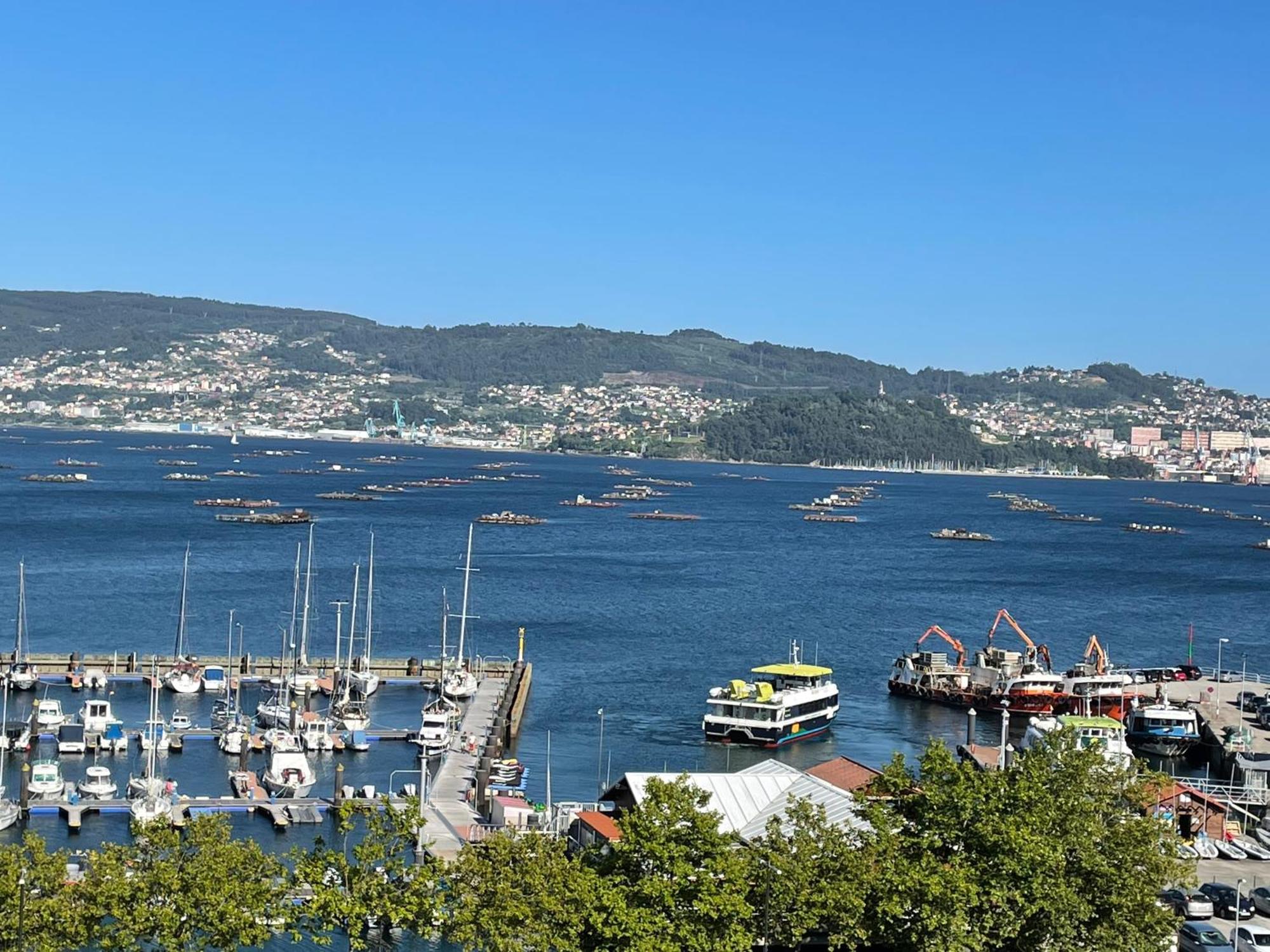 Apartament Mirador Puerto Nautico, Con Parking Gratis, Moaña Zewnętrze zdjęcie