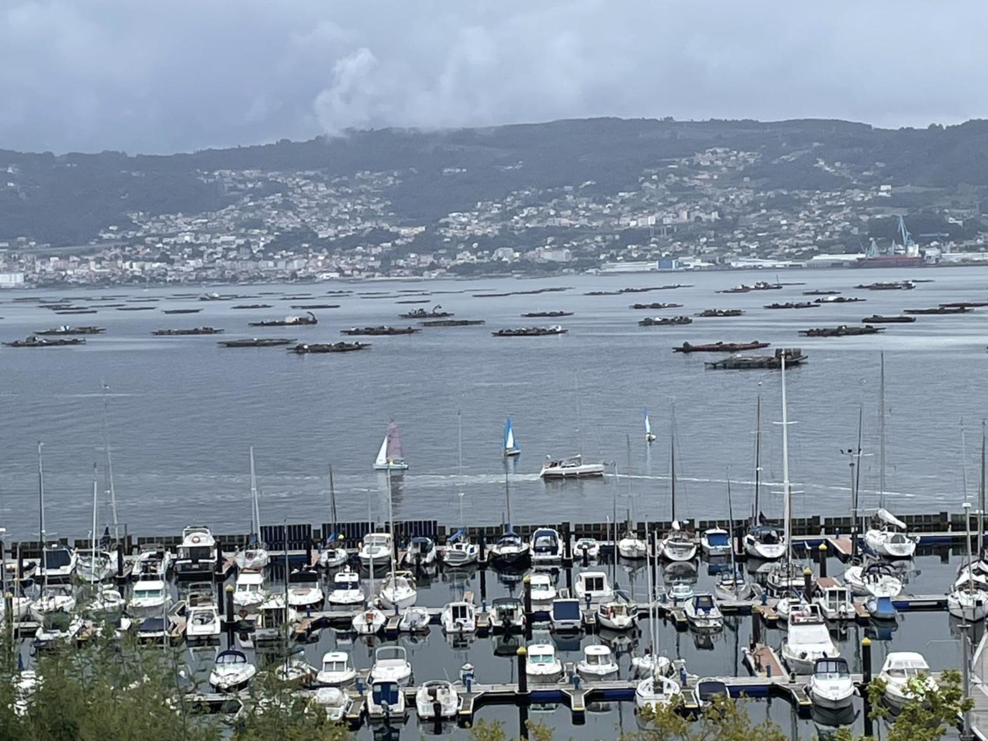 Apartament Mirador Puerto Nautico, Con Parking Gratis, Moaña Zewnętrze zdjęcie