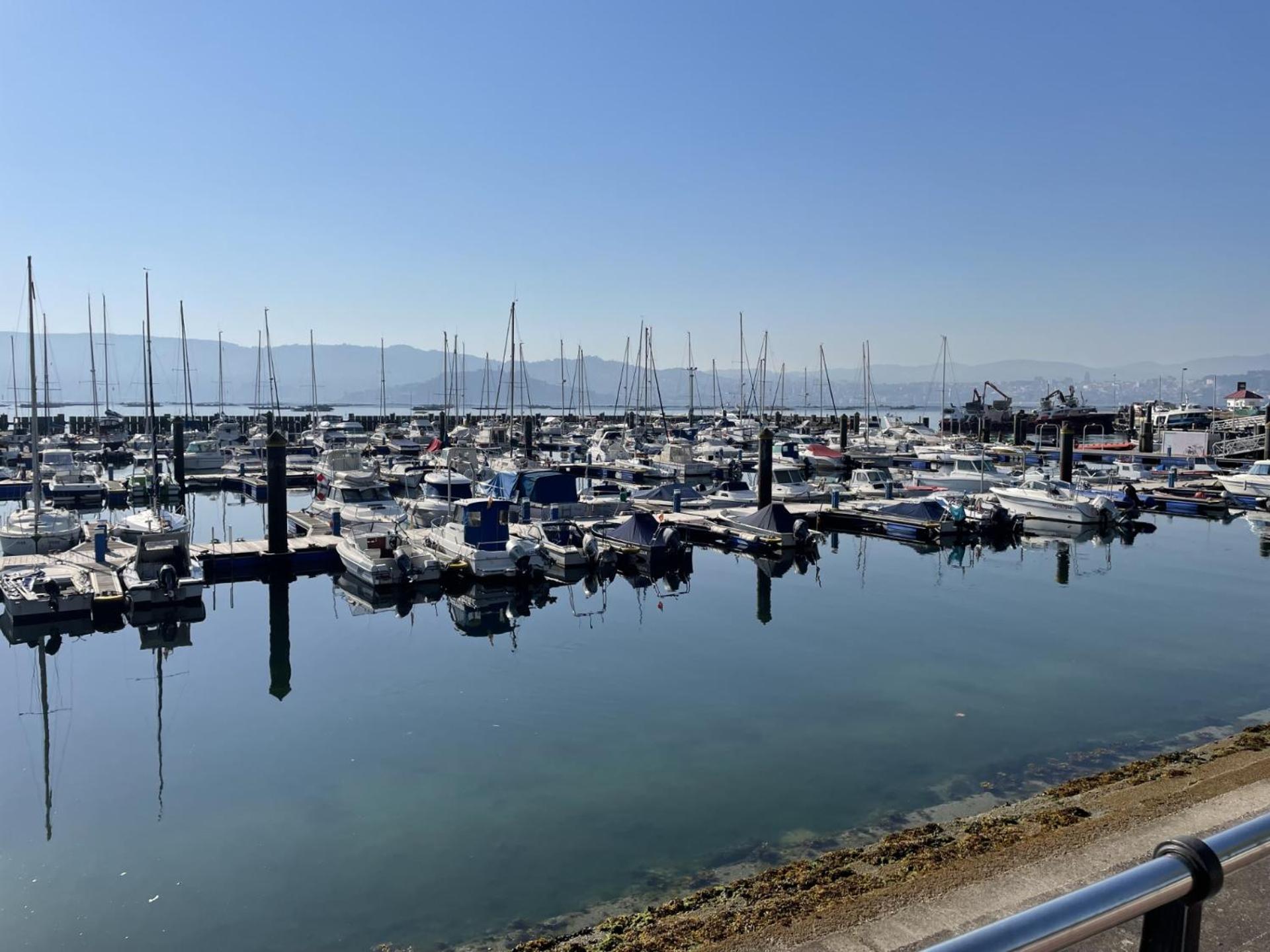 Apartament Mirador Puerto Nautico, Con Parking Gratis, Moaña Zewnętrze zdjęcie