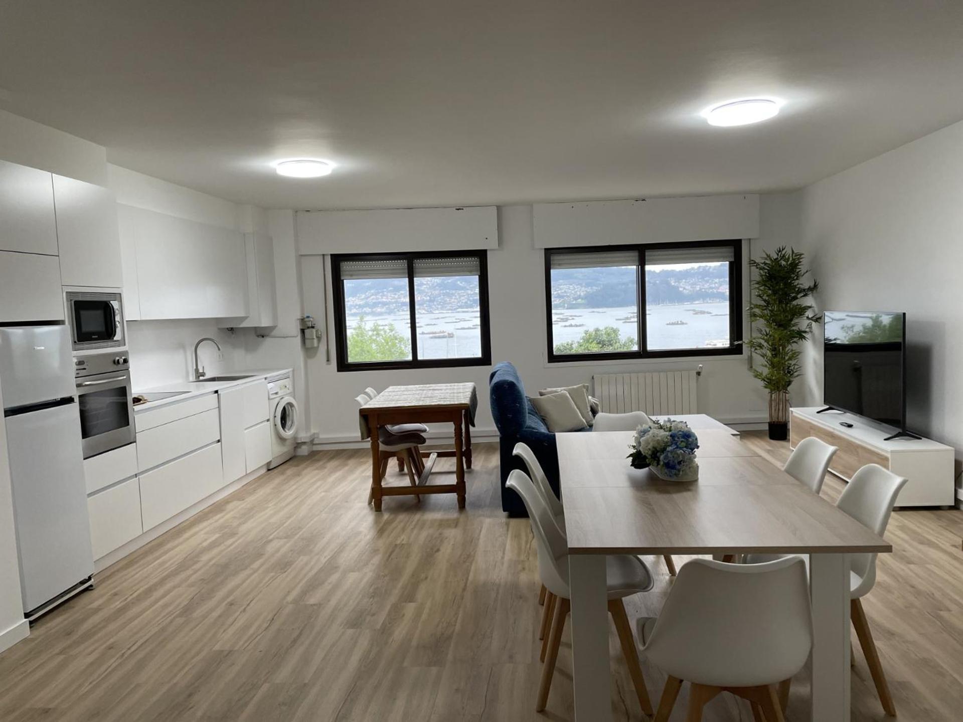 Apartament Mirador Puerto Nautico, Con Parking Gratis, Moaña Zewnętrze zdjęcie