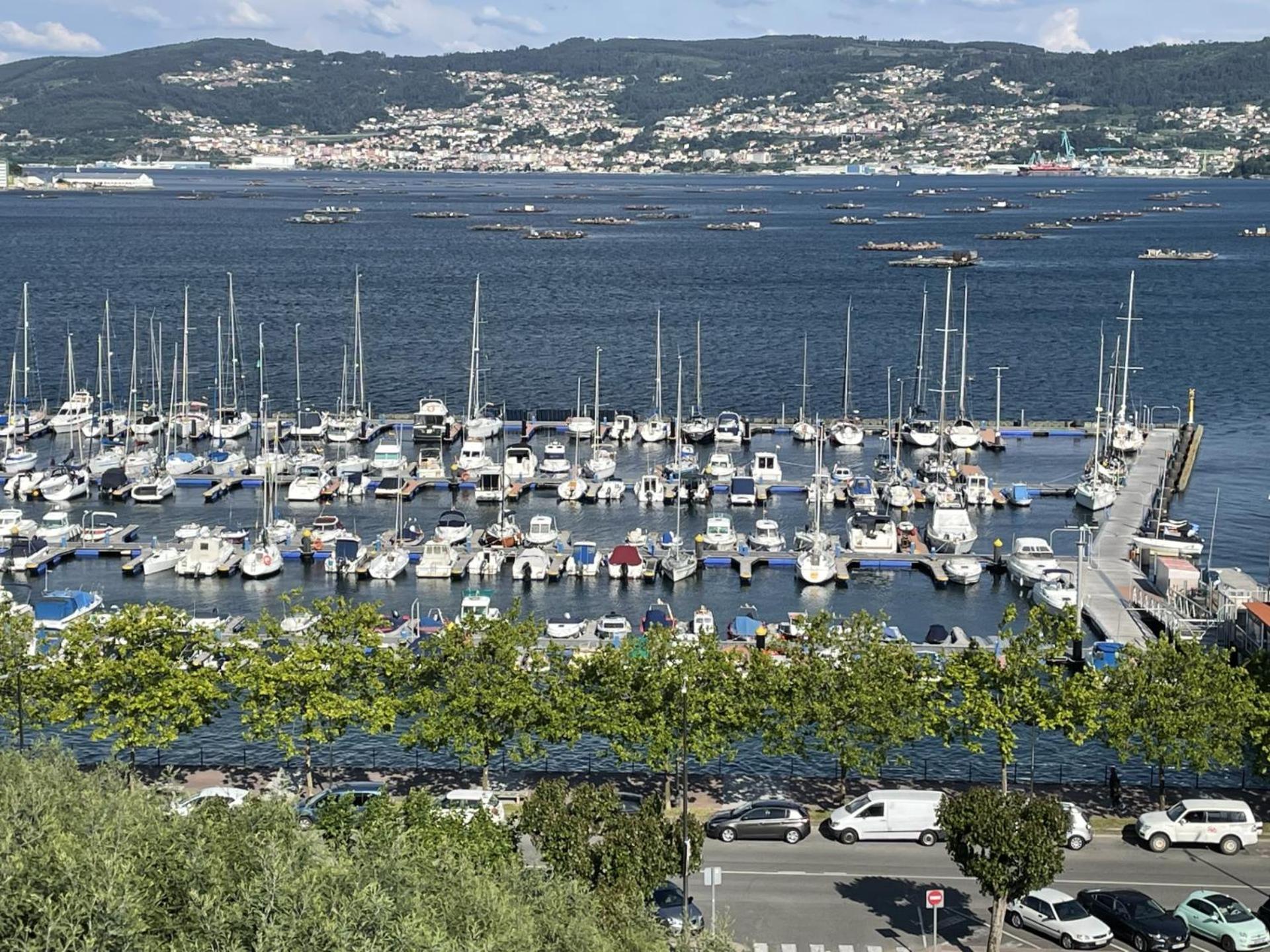 Apartament Mirador Puerto Nautico, Con Parking Gratis, Moaña Zewnętrze zdjęcie
